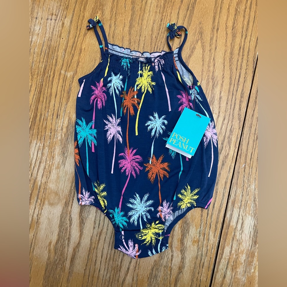 Baby Girl Posh Peanut Bubble Romper size 12-18 months - NWOT